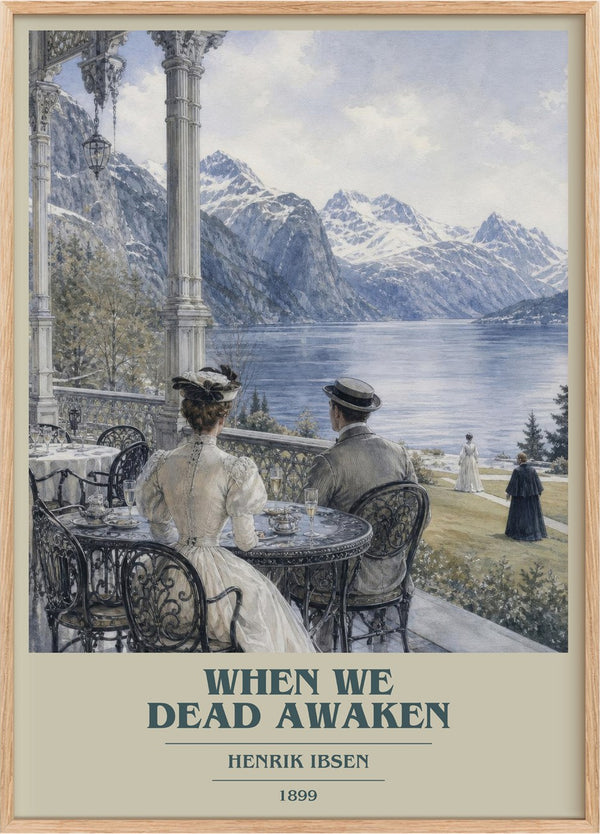 When We Dead Awaken Book Cover Poster by Henrik Ibsen