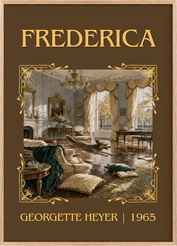 Frederica Classic Book Art Print by Georgette Heyer