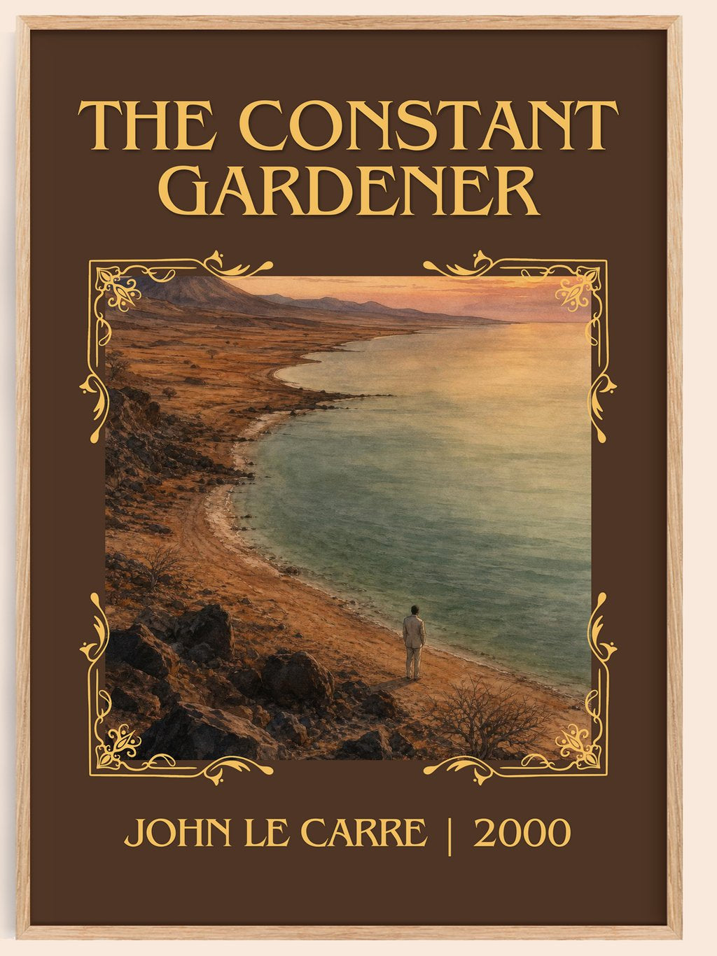 The Constant Gardener Classic Book Art Print by John le Carré – book poster