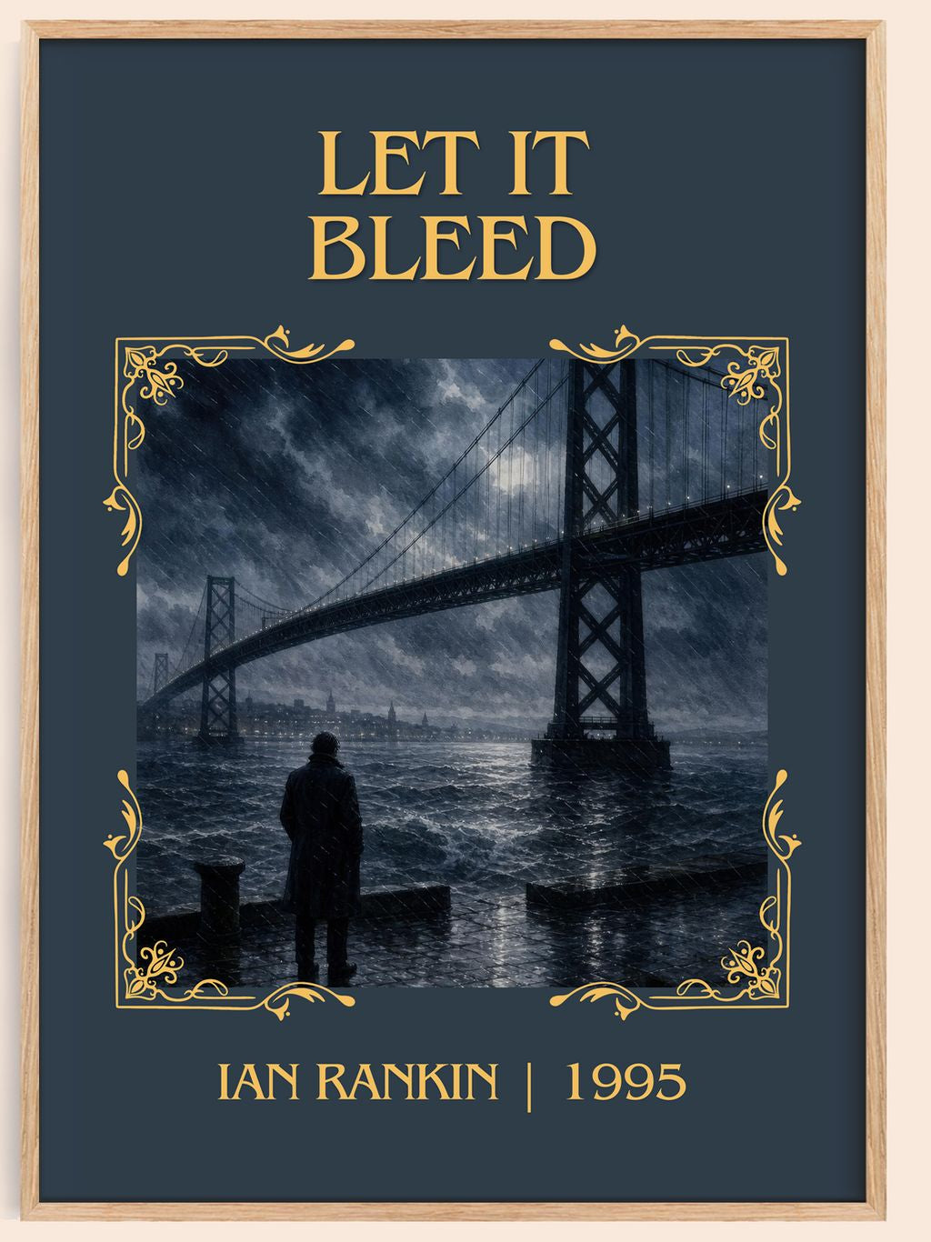 Let It Bleed Classic Book Art Print by Ian Rankin – book poster