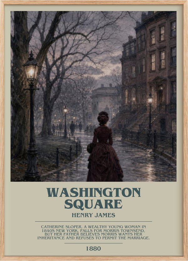 Washington Square Bookish Wall Art by Henry James