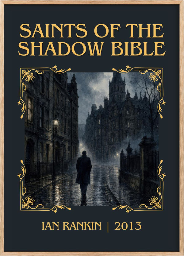 Saints of the Shadow Bible Classic Book Art Print by Ian Rankin