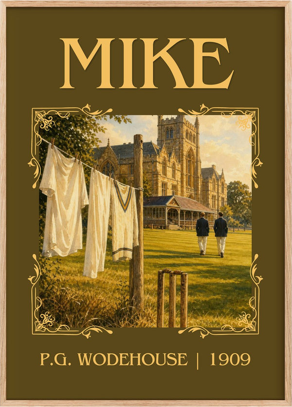 Mike Classic Book Art Print by P.G. Wodehouse
