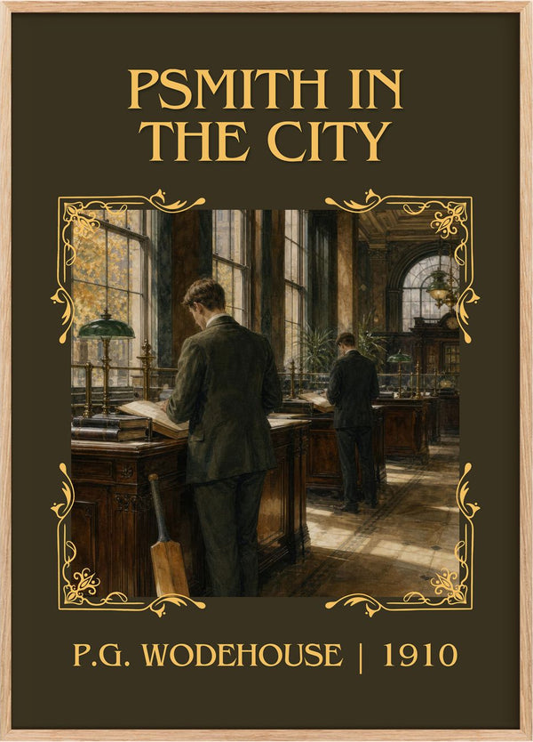 Psmith in the City Classic Book Art Print by P.G. Wodehouse