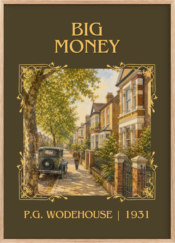 Big Money Classic Book Art Print by P.G. Wodehouse