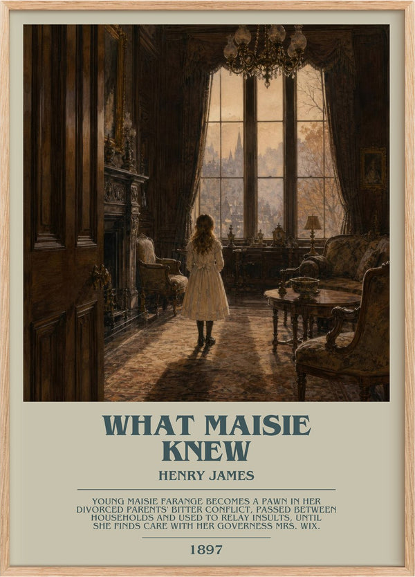What Maisie Knew Bookish Wall Art by Henry James
