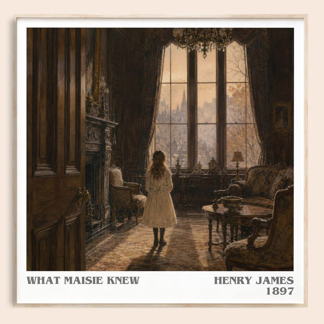 What Maisie Knew Literary Art Print by Henry James