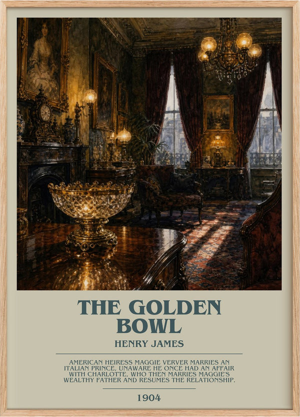 The Golden Bowl Bookish Wall Art by Henry James