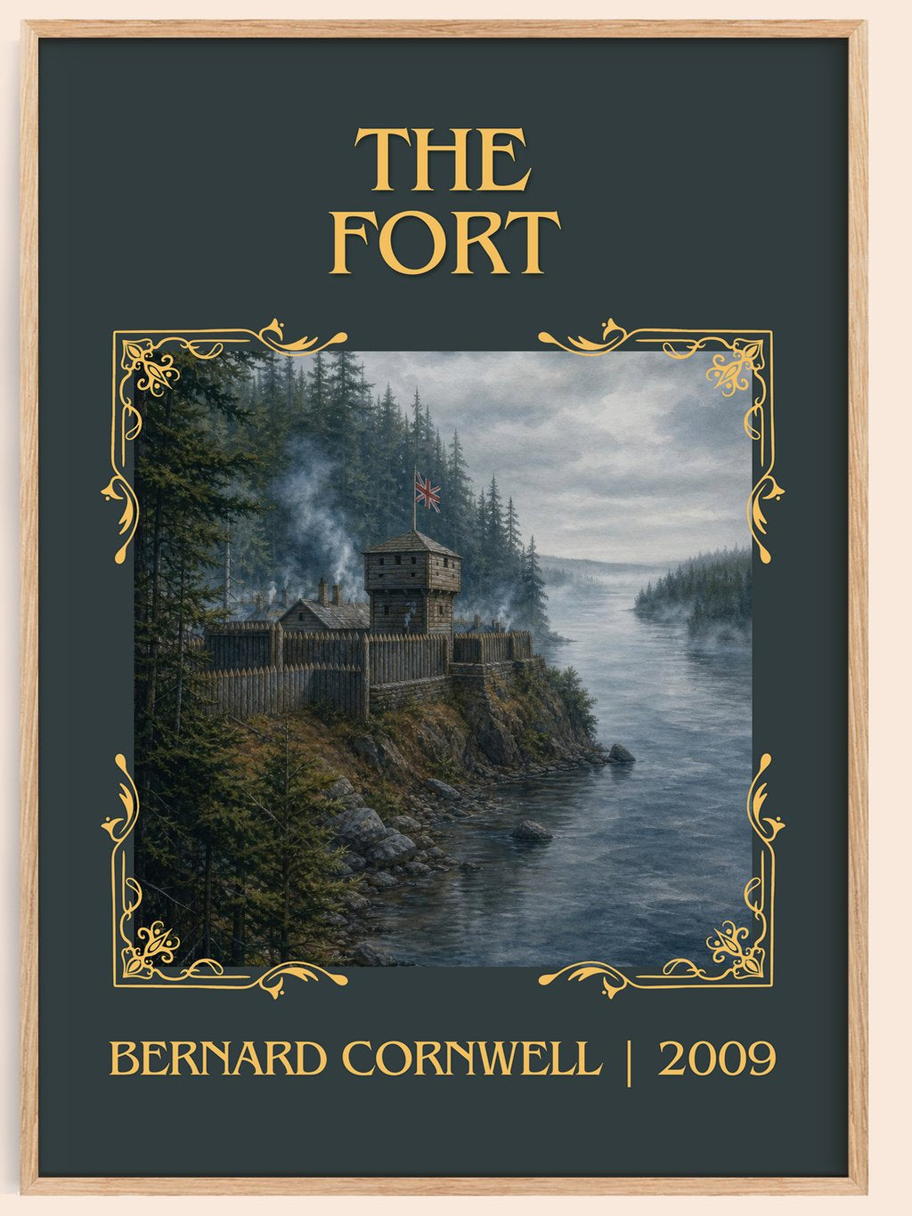 The Fort Classic Book Art Print by Bernard Cornwell – book poster
