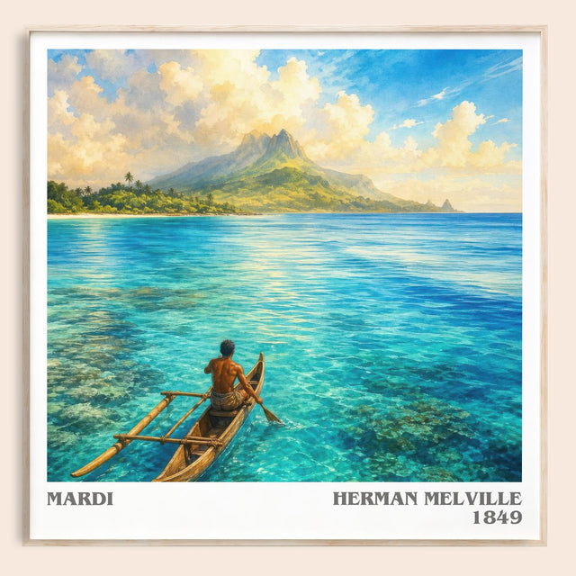 Mardi Literary Art Print by Herman Melville