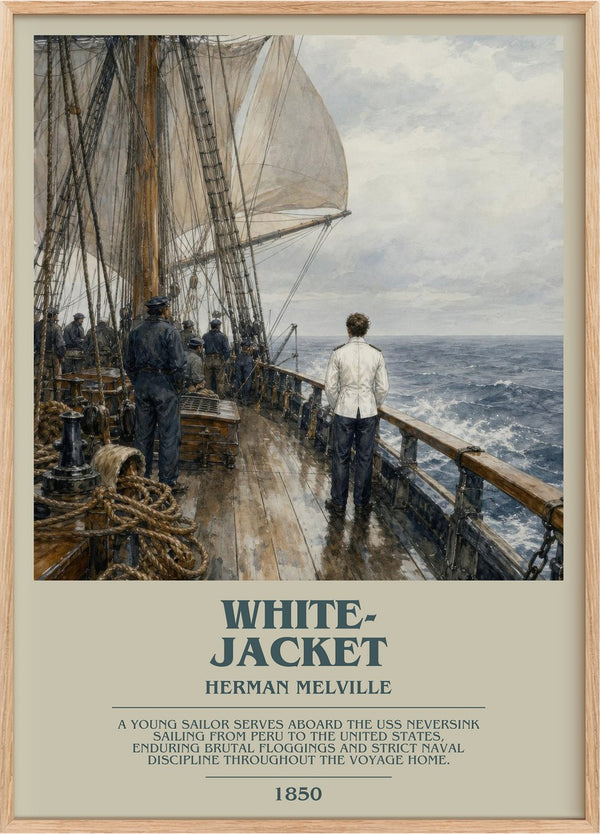 White-Jacket Bookish Wall Art by Herman Melville