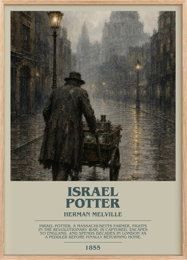 Israel Potter Bookish Wall Art by Herman Melville
