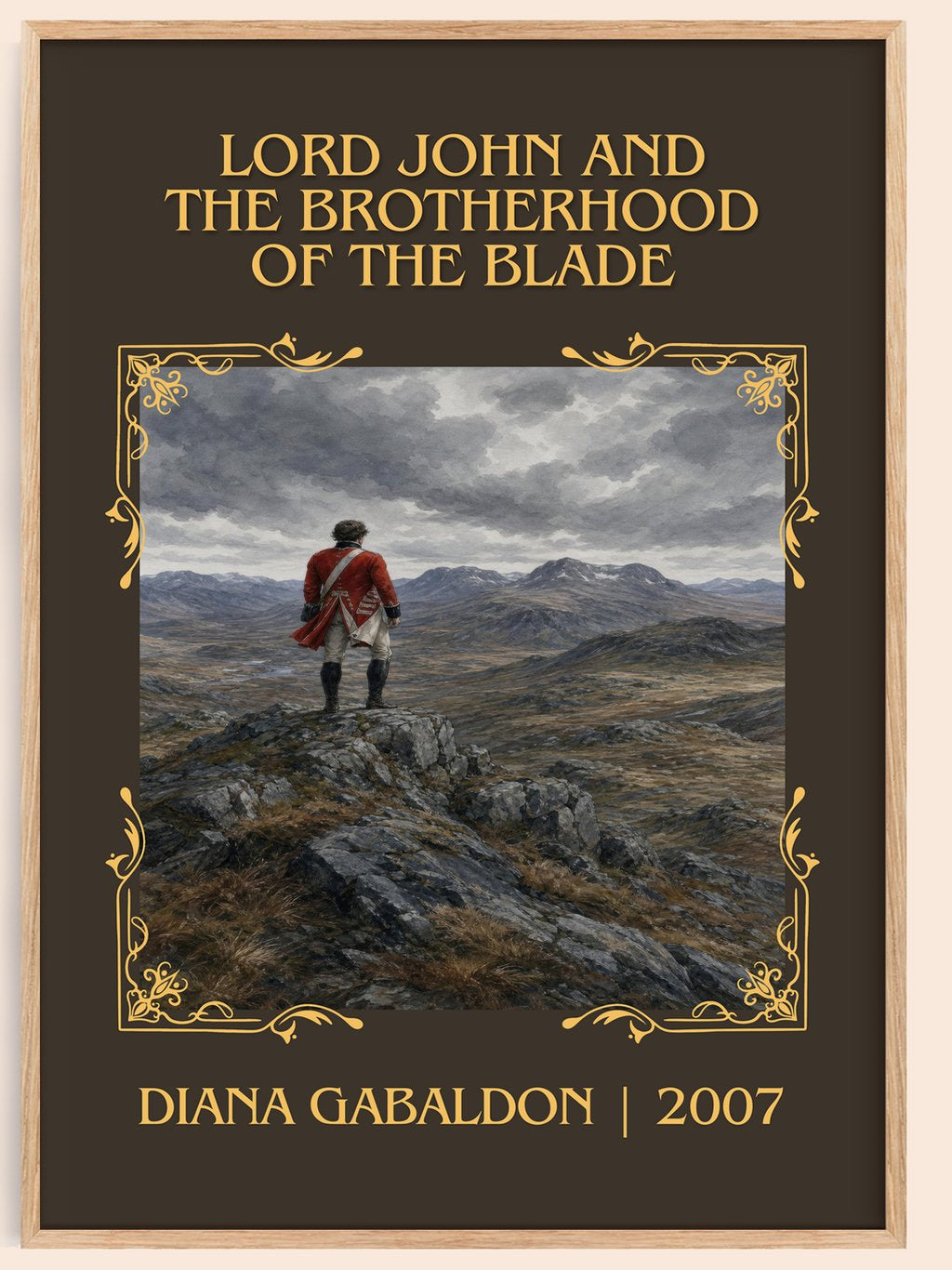 Lord John and the Brotherhood of the Blade Classic Book Art Print by Diana Gabaldon – book poster