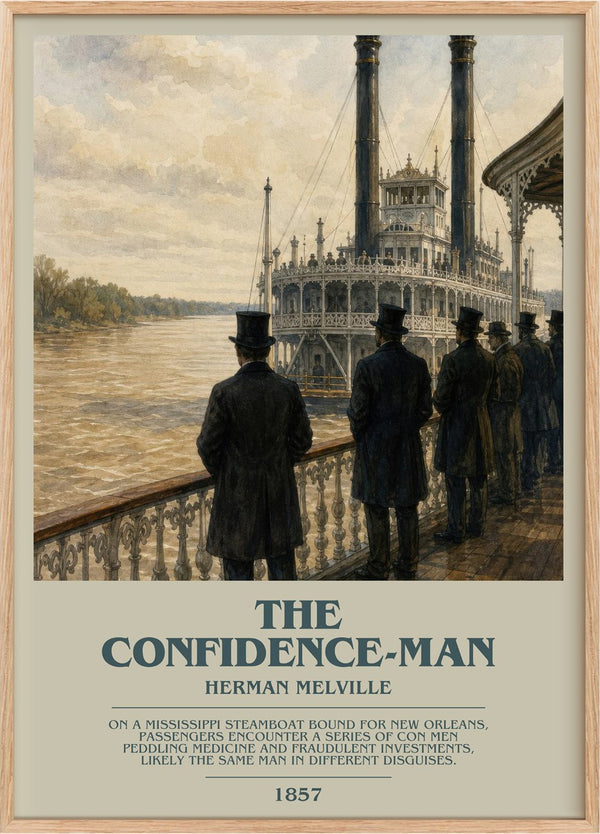 The Confidence-Man Bookish Wall Art by Herman Melville