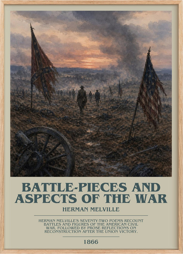 Battle-Pieces And Aspects Of The War Bookish Wall Art by H. Melville