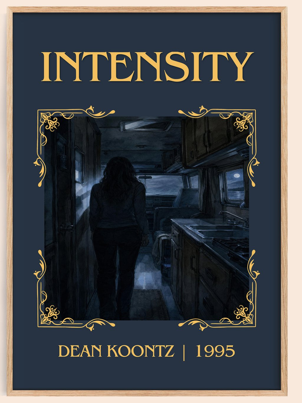Intensity Classic Book Art Print by Dean Koontz – book poster