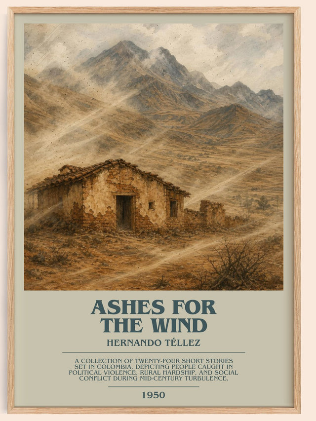 Ashes For The Wind Bookish Wall Art by Hernando Téllez