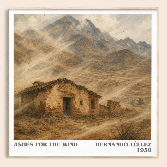 Ashes For The Wind Literary Art Print by Hernando Téllez