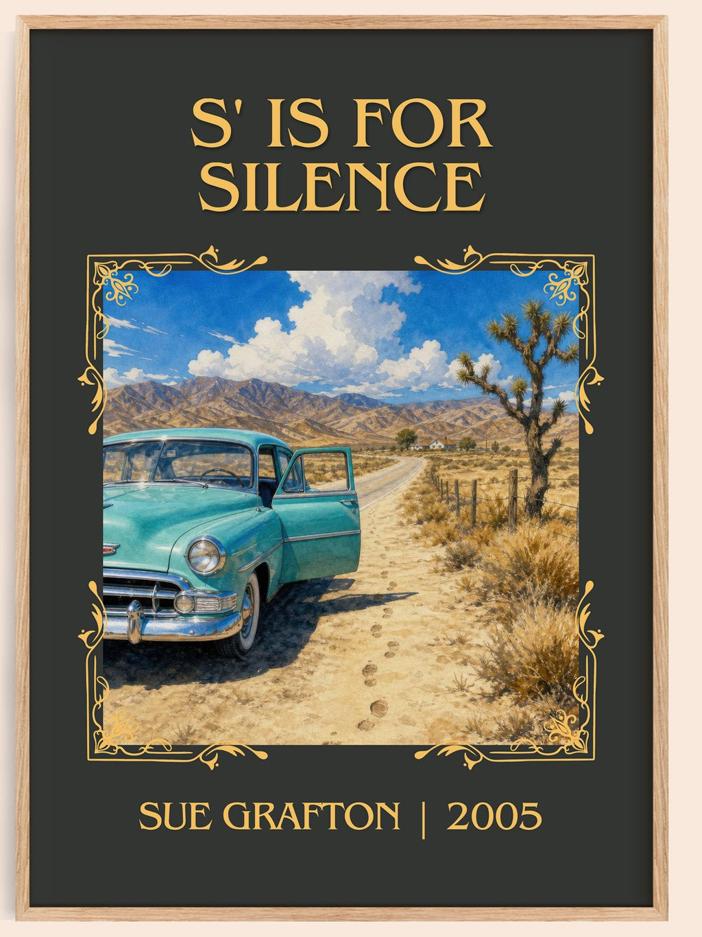 S' Is for Silence Classic Book Art Print by Sue Grafton – book poster
