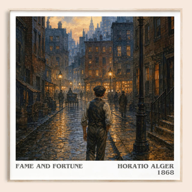 Fame And Fortune Literary Art Print by Horatio Alger