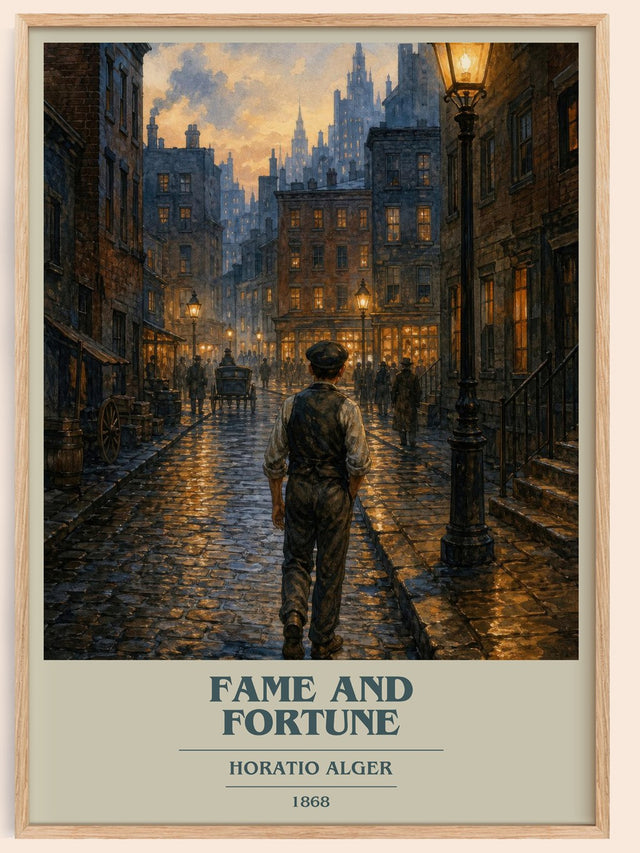 Fame And Fortune Book Cover Poster by Horatio Alger