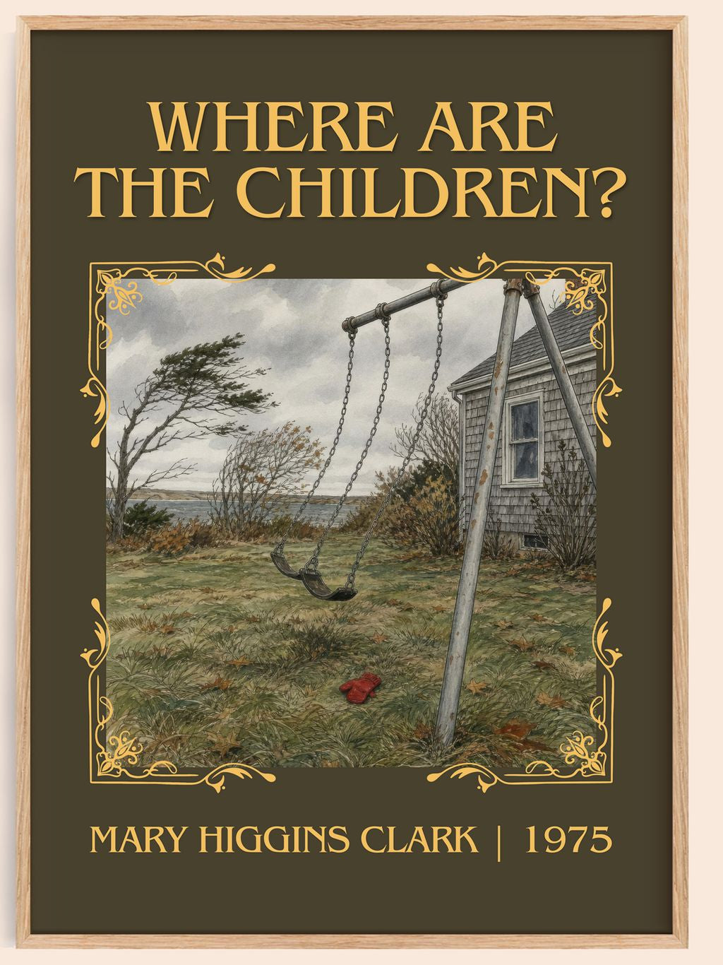 Where Are the Children? Classic Book Art Print by Mary Higgins Clark – book poster