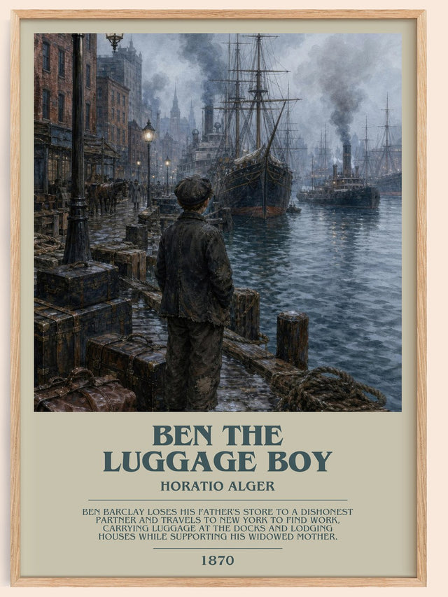 Ben The Luggage Boy Bookish Wall Art by Horatio Alger
