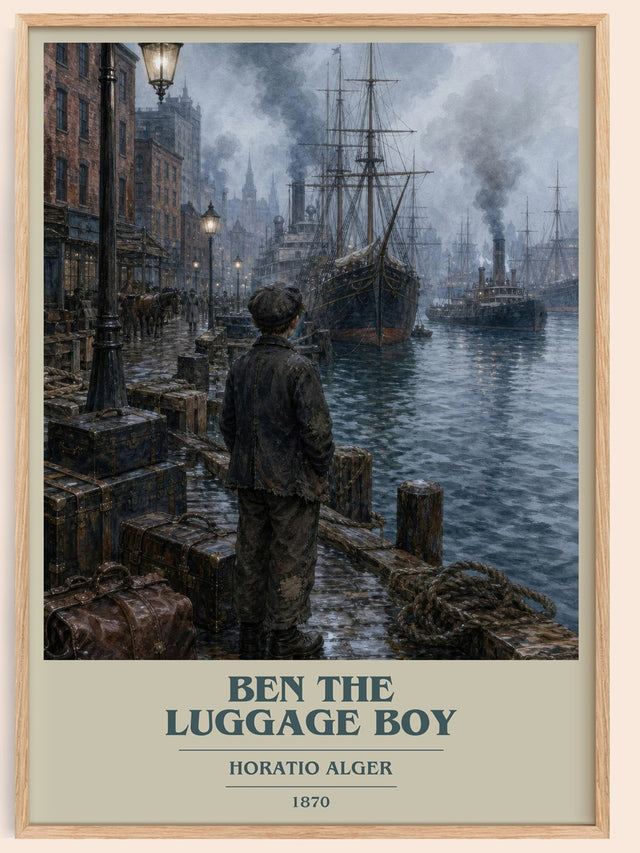 Ben The Luggage Boy Book Cover Poster by Horatio Alger