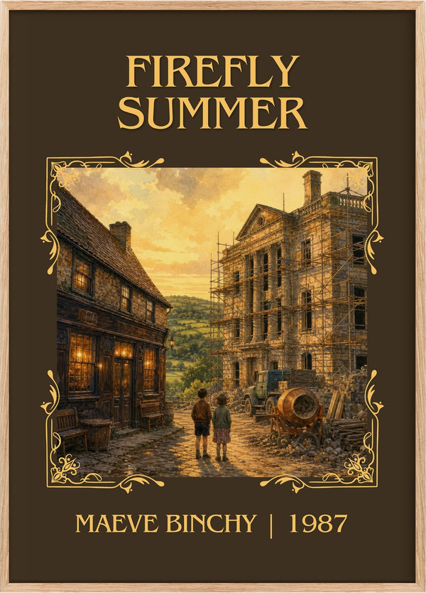 Firefly Summer Classic Book Art Print by Maeve Binchy
