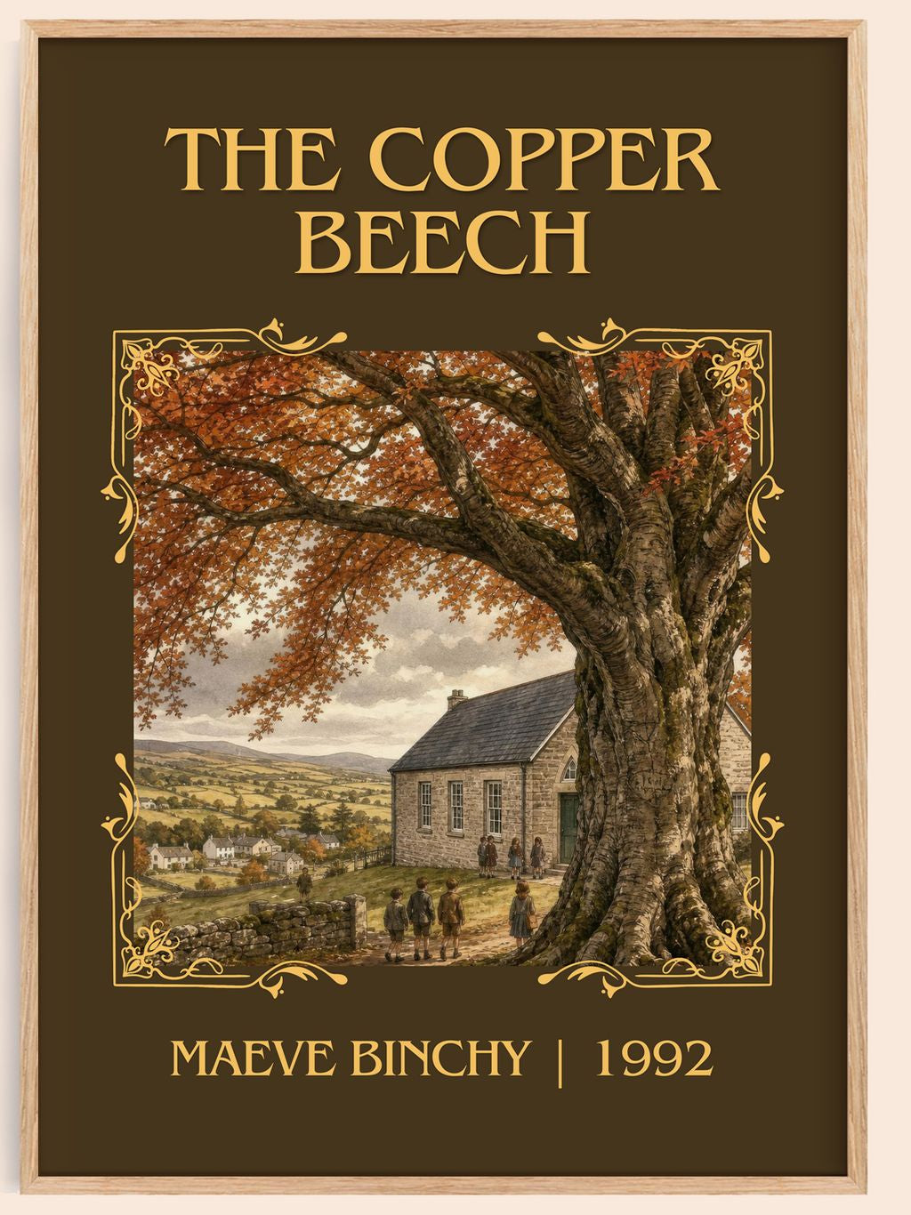 The Copper Beech Classic Book Art Print by Maeve Binchy – book poster