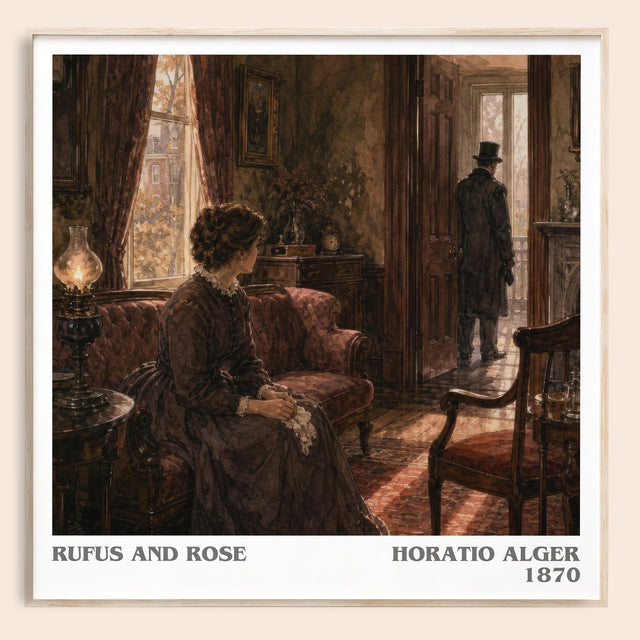 Rufus And Rose Literary Art Print by Horatio Alger