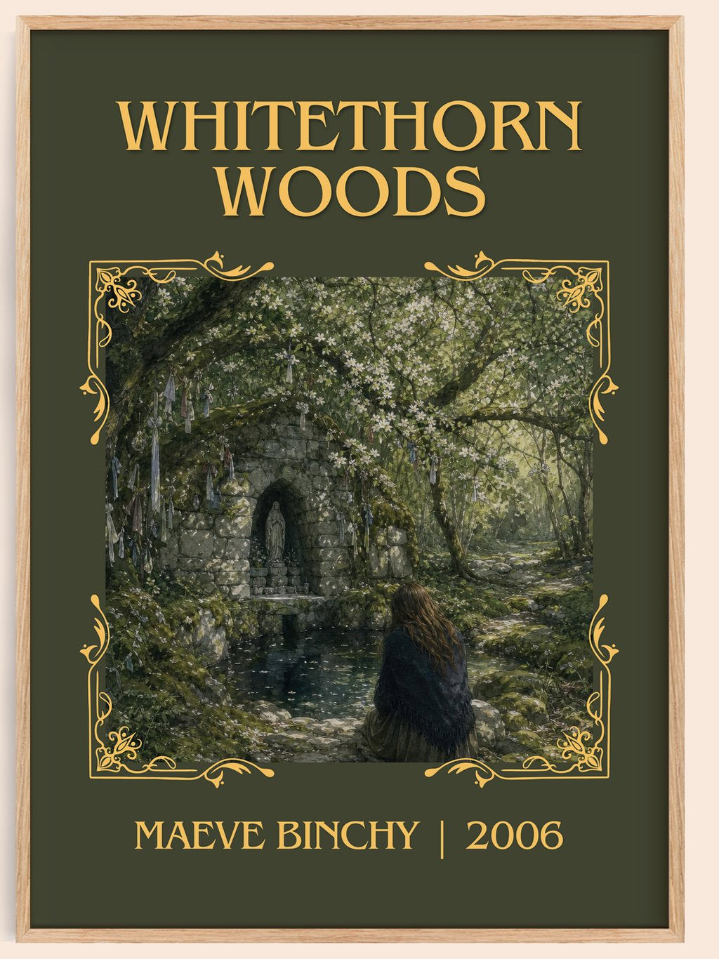 Whitethorn Woods Classic Book Art Print by Maeve Binchy – book poster