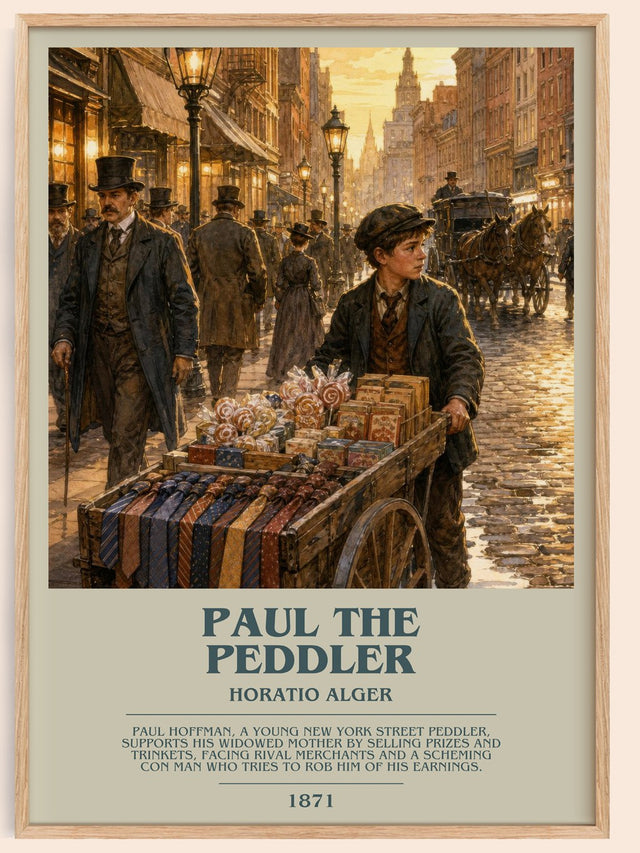 Paul The Peddler Bookish Wall Art by Horatio Alger