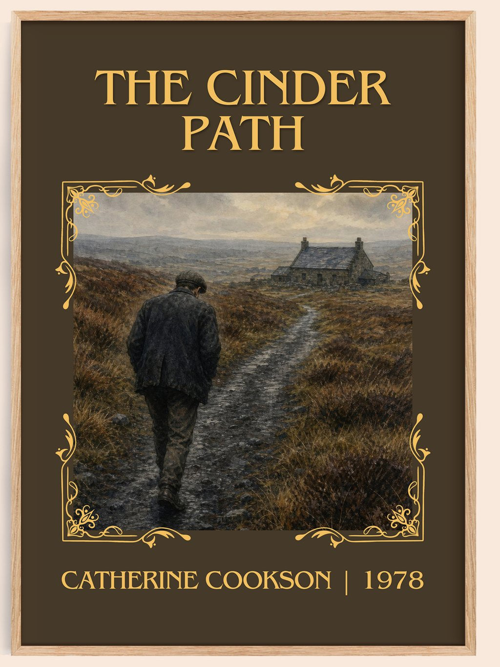 The Cinder Path Classic Book Art Print by Catherine Cookson – book poster