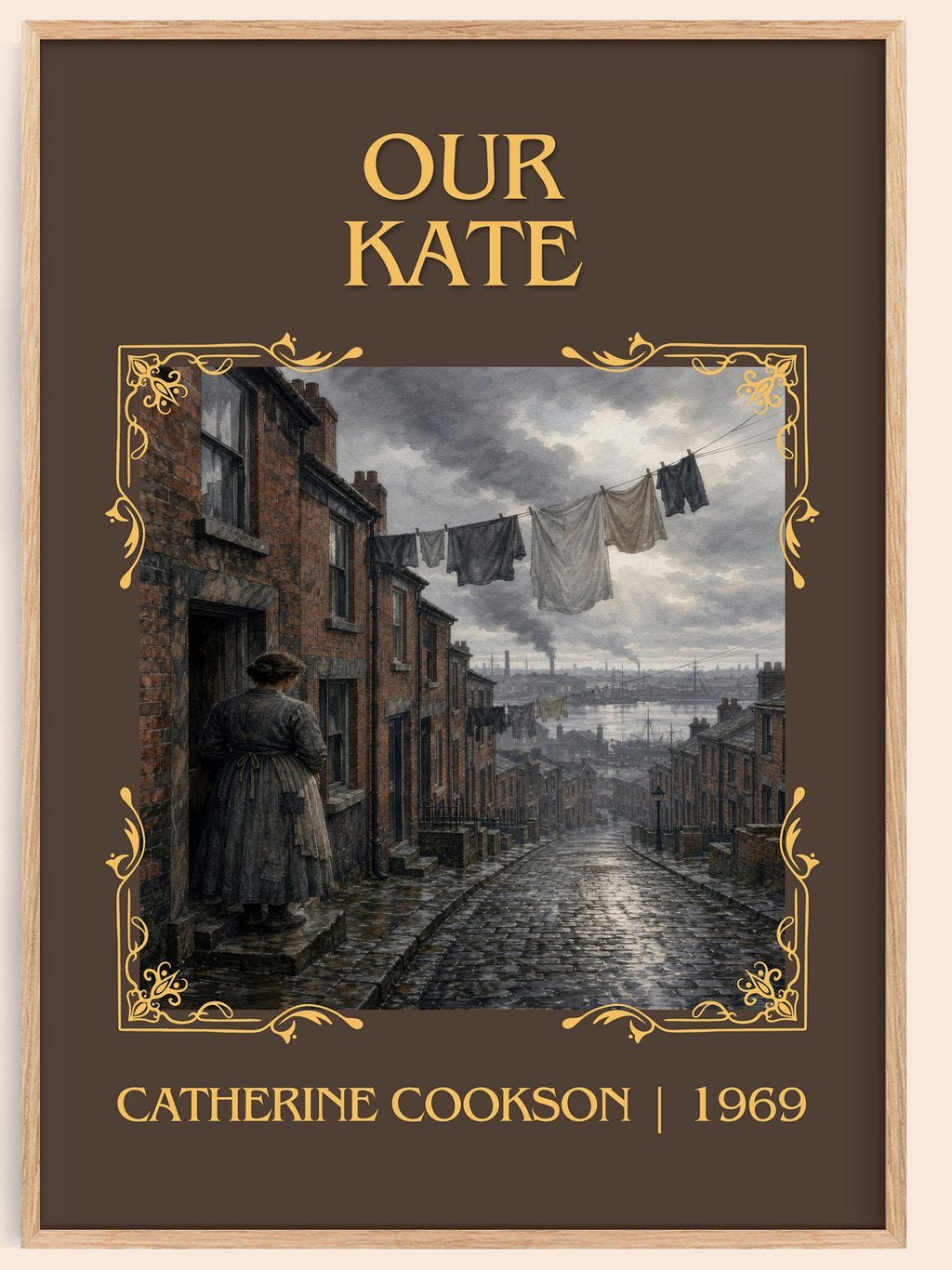 Our Kate Classic Book Art Print by Catherine Cookson – book poster