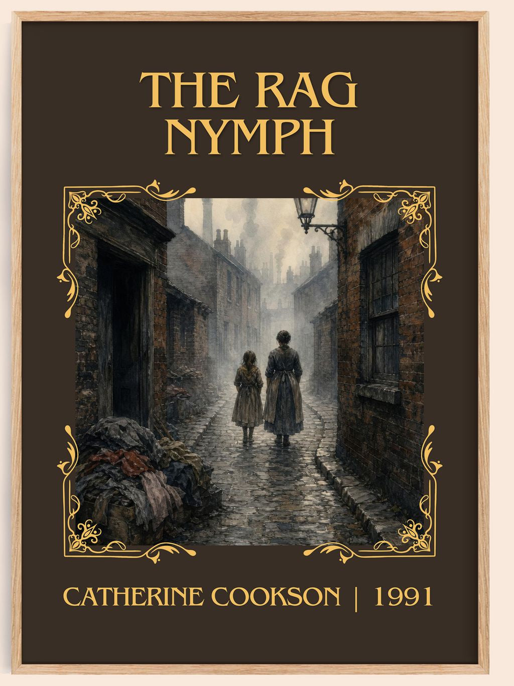 The Rag Nymph Classic Book Art Print by Catherine Cookson – book poster