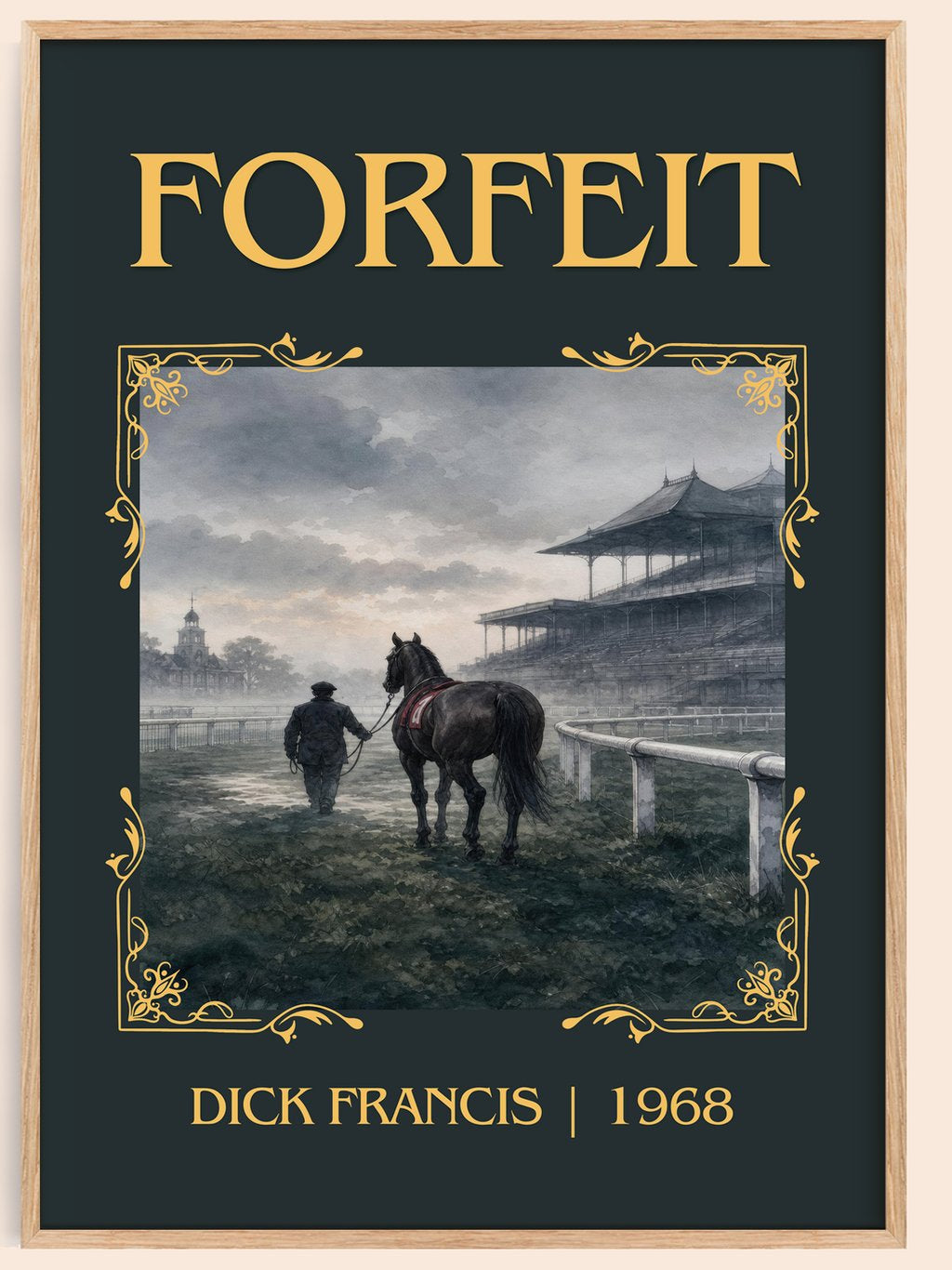 Forfeit Classic Book Art Print by Dick Francis – book poster