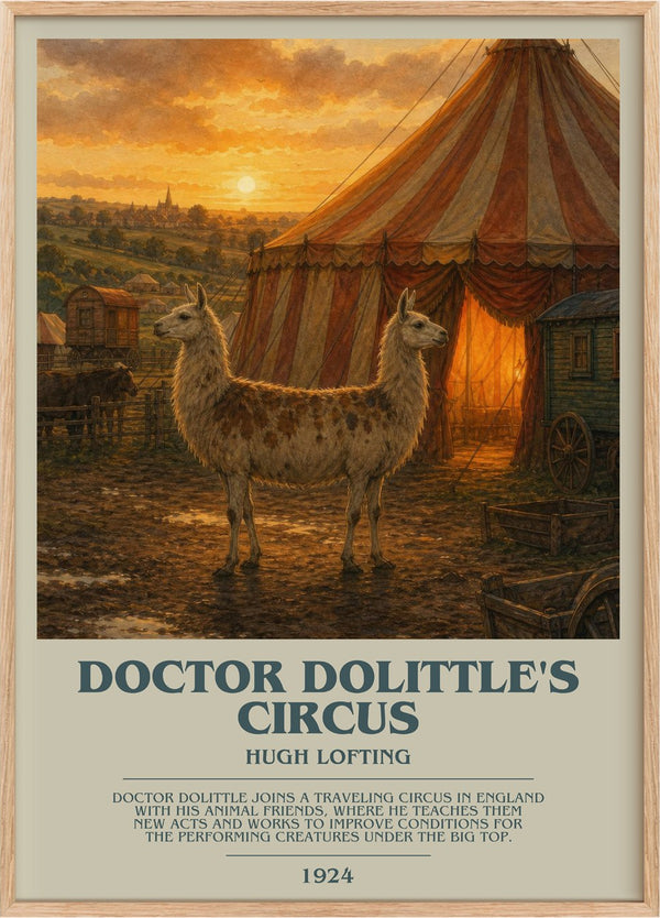 Doctor Dolittle's Circus Bookish Wall Art by Hugh Lofting