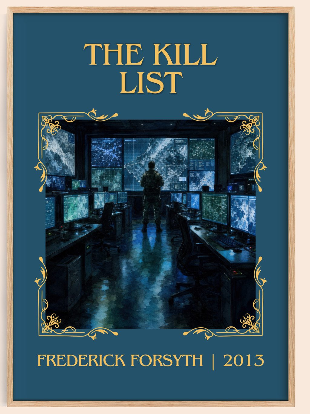 The Kill List Classic Book Art Print by Frederick Forsyth – book poster