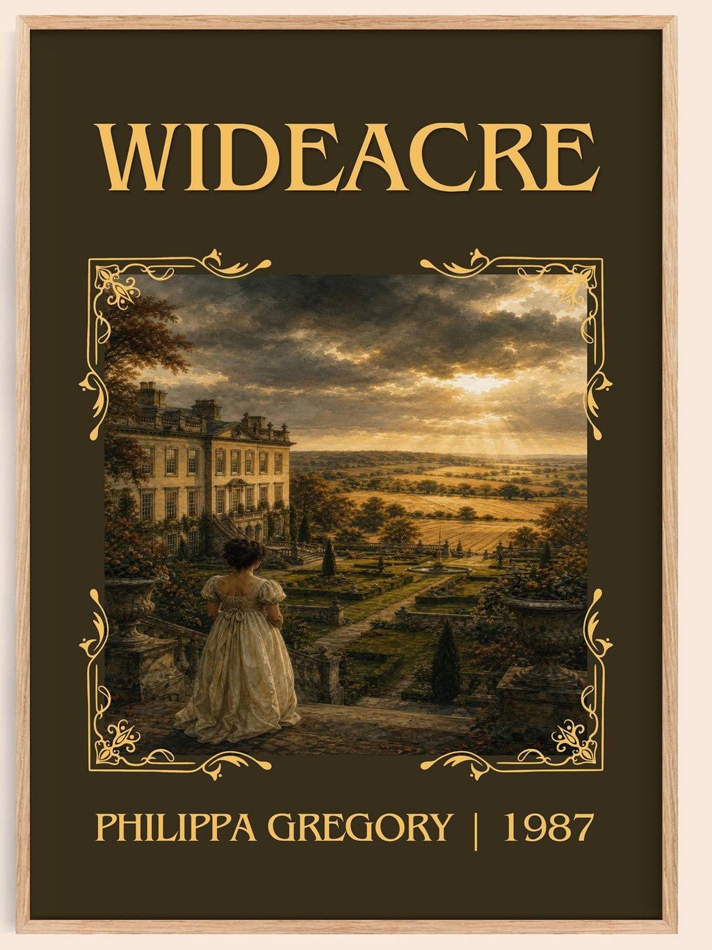 Wideacre Classic Book Art Print by Philippa Gregory – book poster