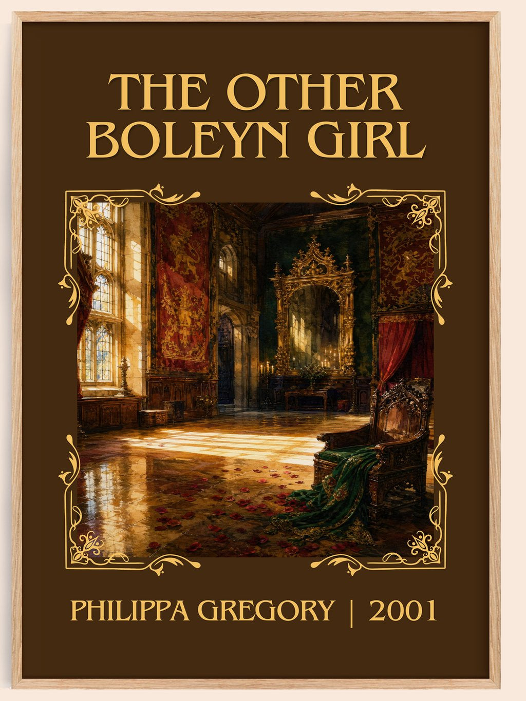 The Other Boleyn Girl Classic Book Art Print by Philippa Gregory – book poster