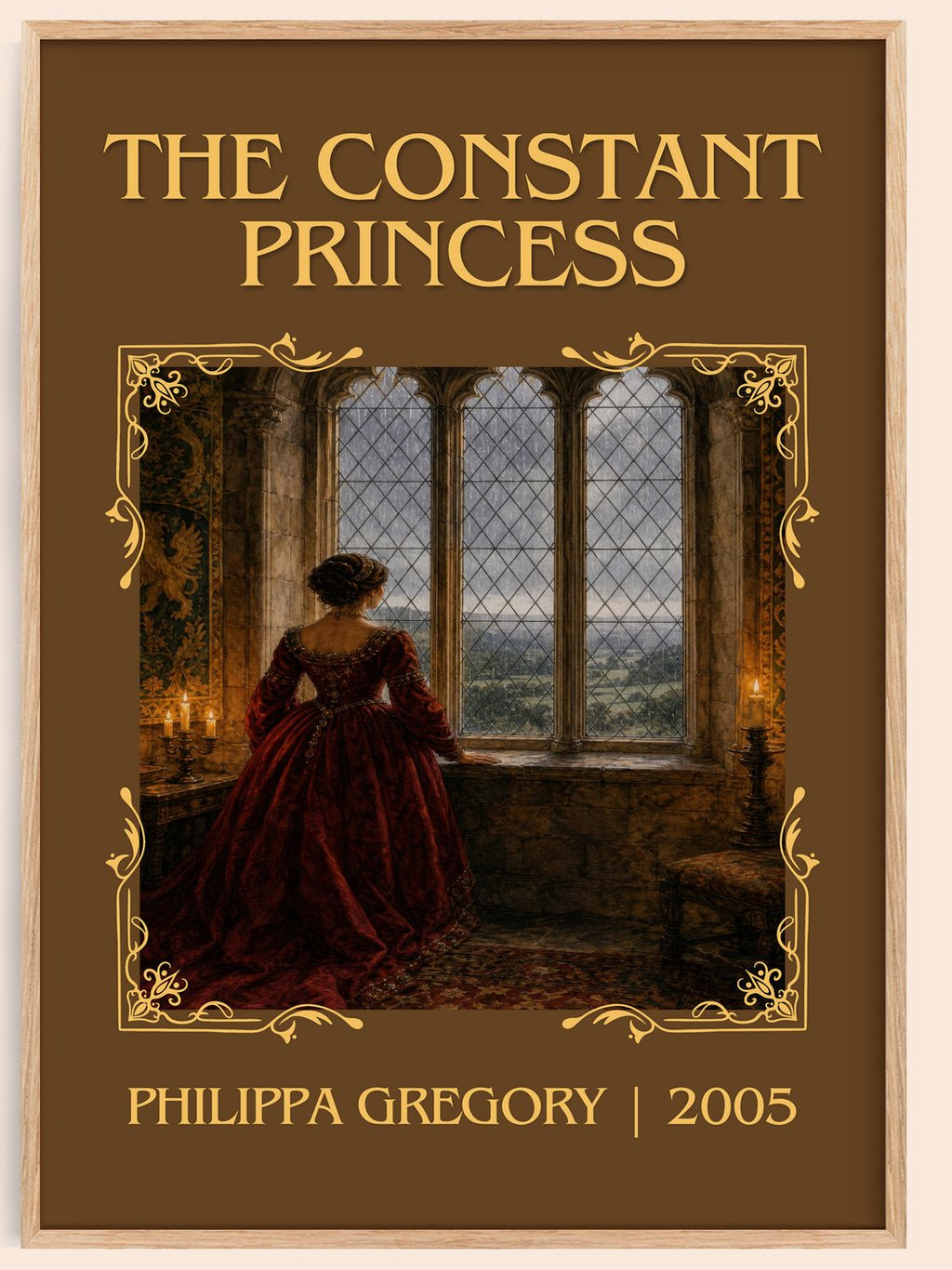 The Constant Princess Classic Book Art Print by Philippa Gregory – book poster