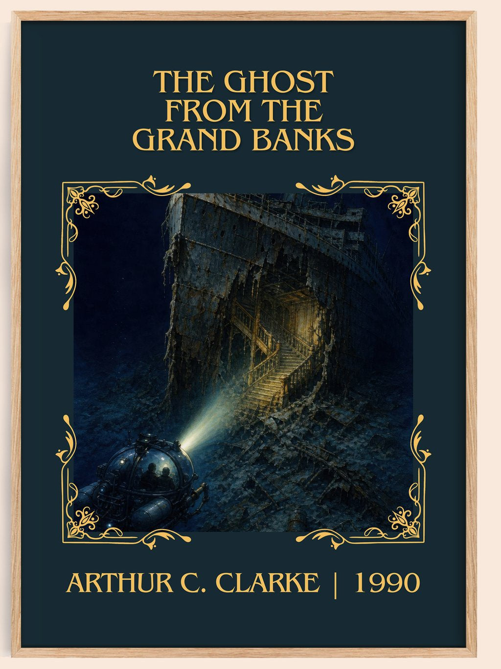 Ghost from the Grand Banks Classic Book Art Print by Arthur C. Clarke – book poster