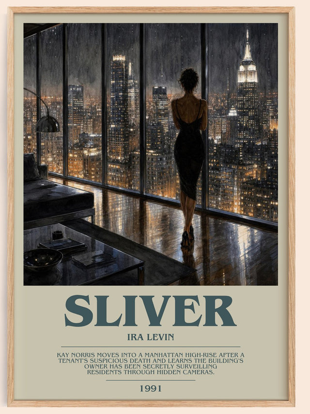Sliver Bookish Wall Art by Ira Levin