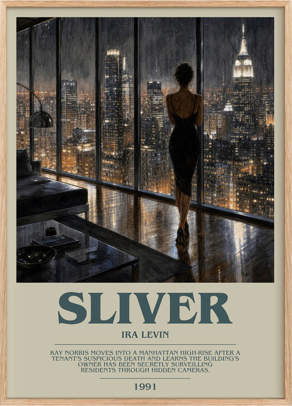 Sliver Bookish Wall Art by Ira Levin