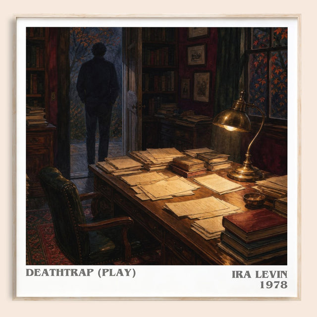 Deathtrap (Play) Literary Art Print by Ira Levin
