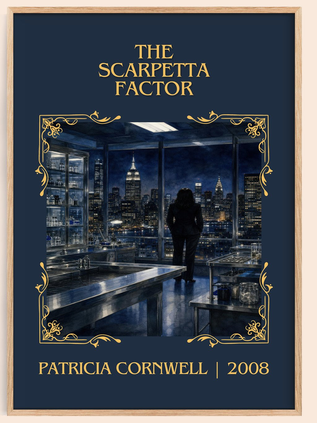 The Scarpetta Factor Classic Book Art Print by Patricia Cornwell – book poster