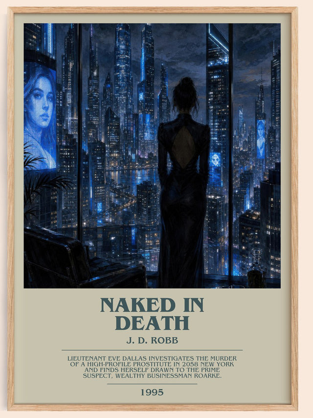 Naked In Death Bookish Wall Art by J. D. Robb