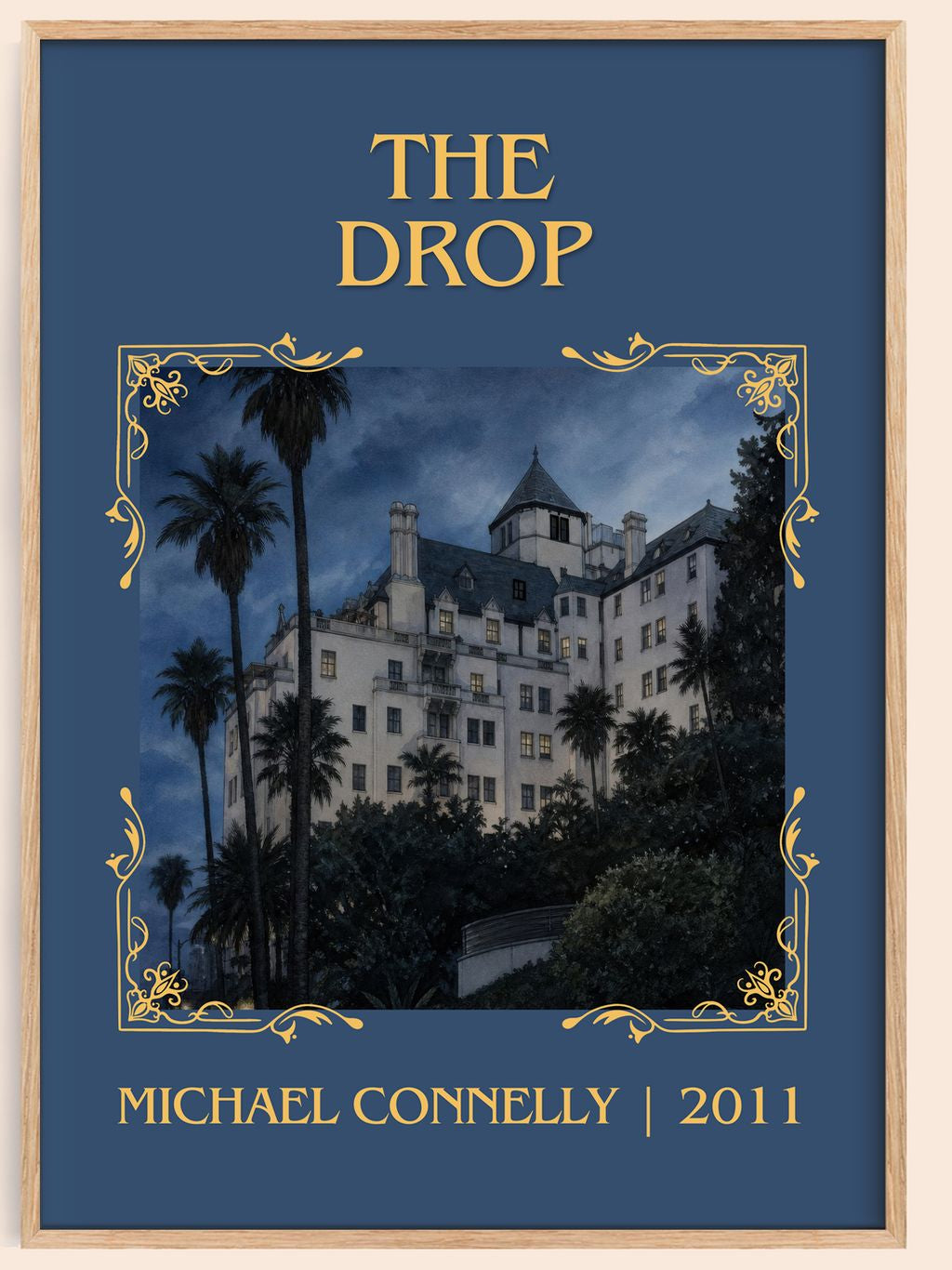 The Drop Classic Book Art Print by Michael Connelly – book poster