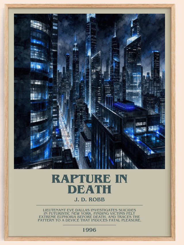 Rapture In Death Bookish Wall Art by J. D. Robb